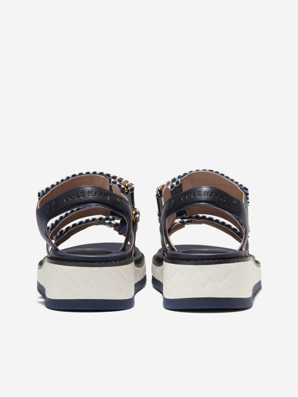Cole Haan Grandpro Daylin Wedge Triple Strap Sandals - Picture 11 of 12
